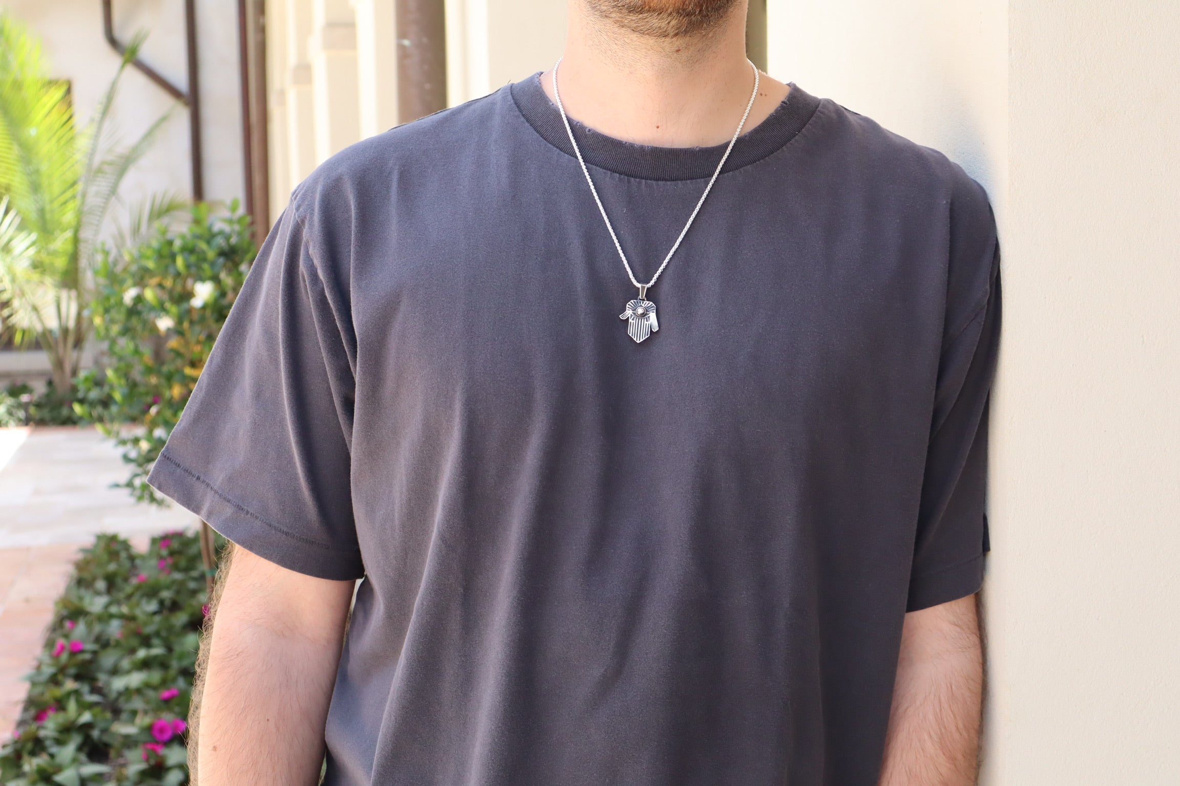 Sterling Silver Guardian Hamsa
