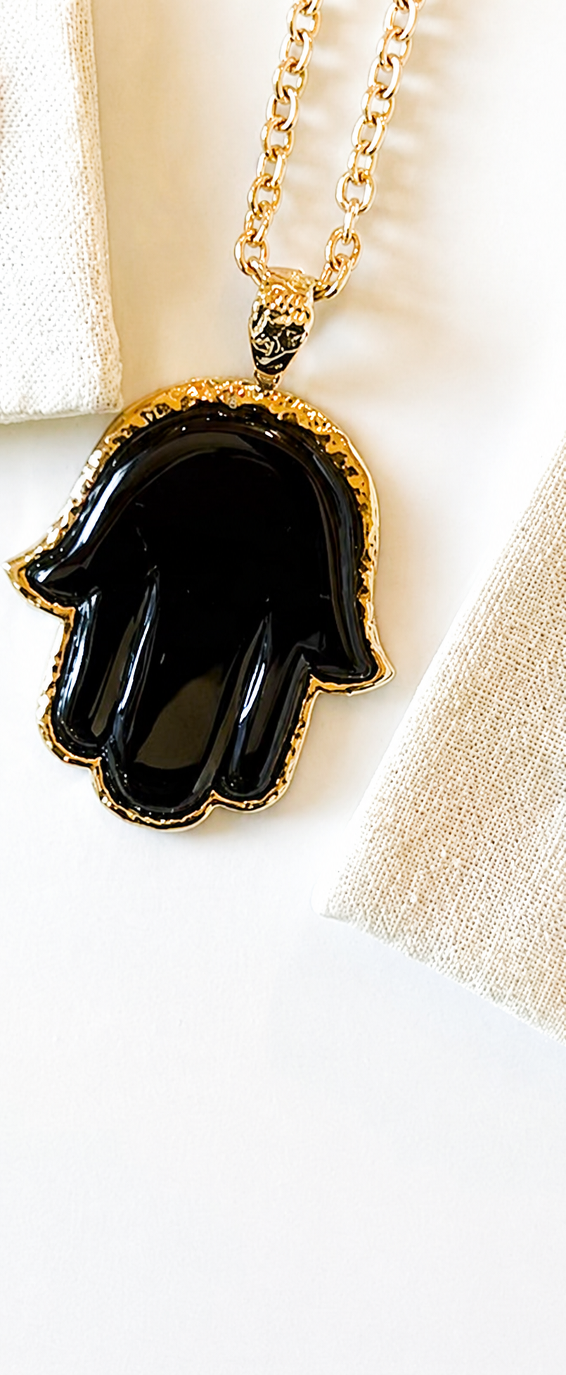 Onyx Precious Hamsa