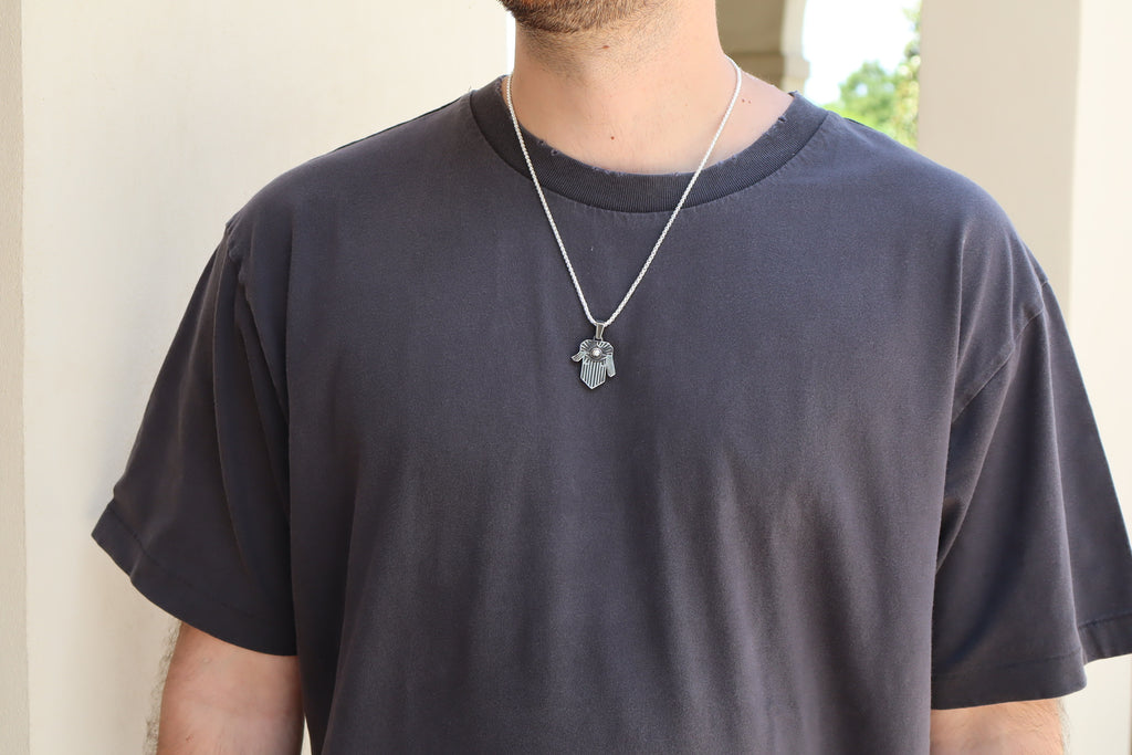 Sterling Silver Guardian Hamsa