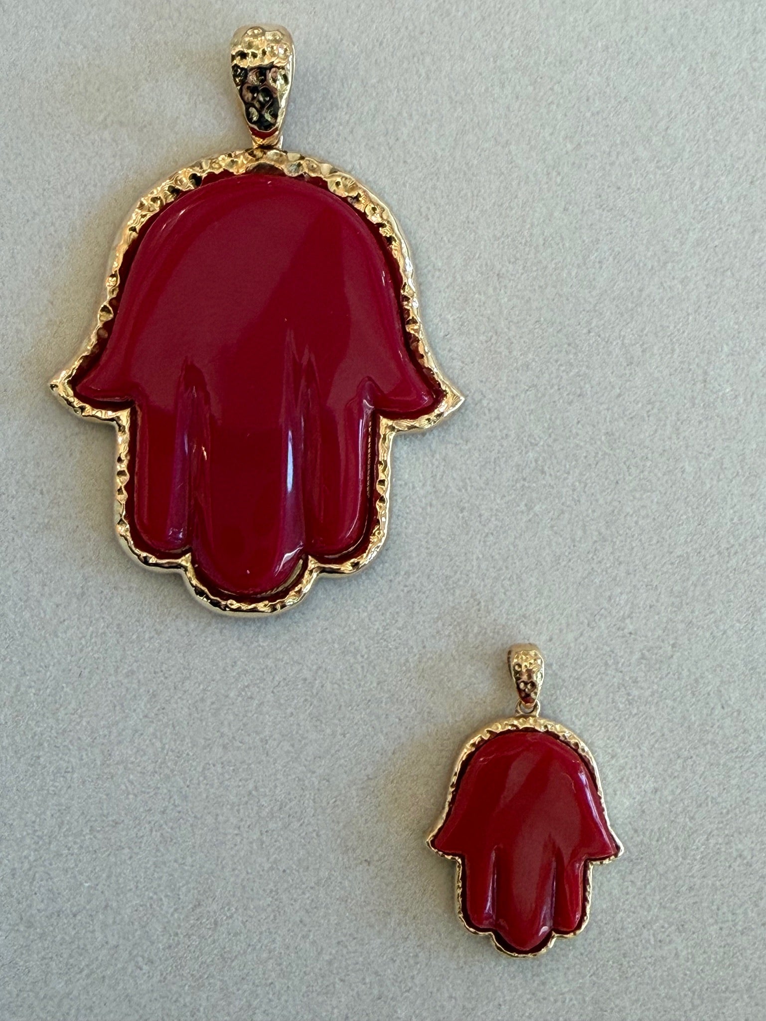 Coral Precious Hamsa