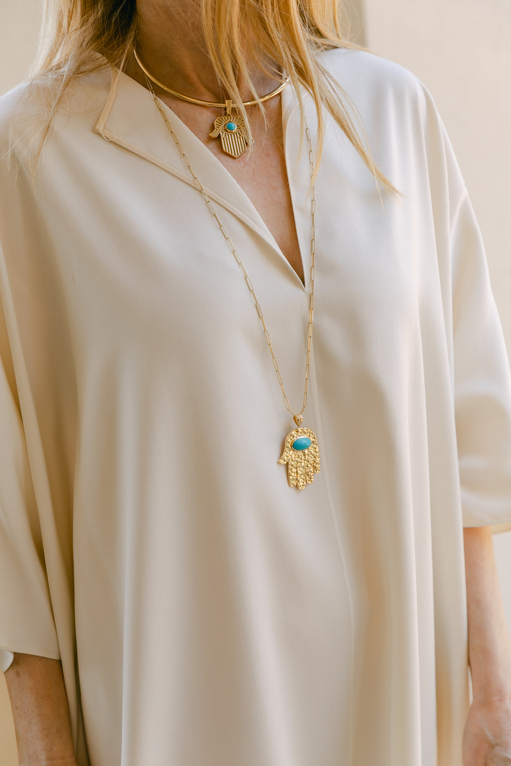 Turquoise Guardian Hamsa