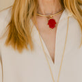Coral Precious Hamsa