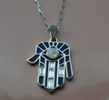 Mother of Pearl Guardian Hamsa
