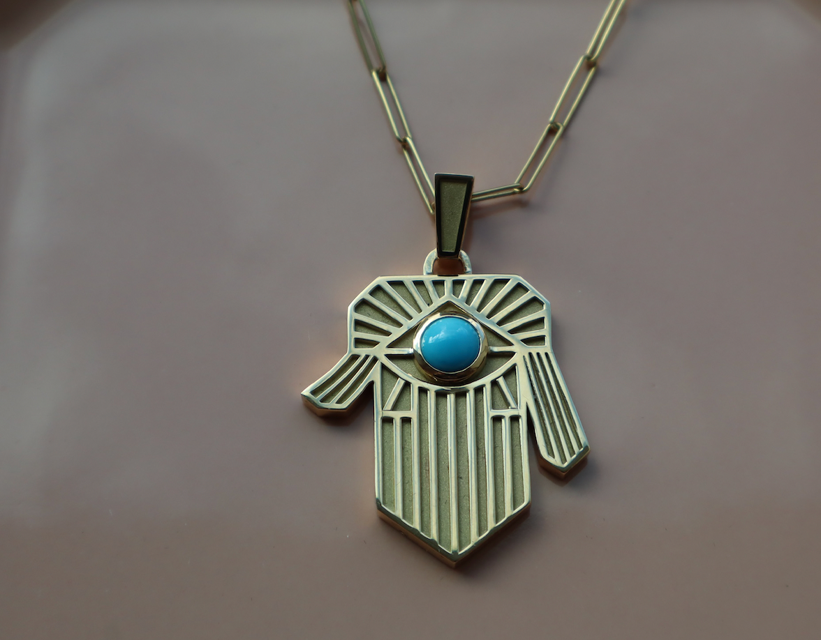 Turquoise Guardian Hamsa