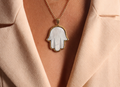 Mother of Pearl Precious Hamsa