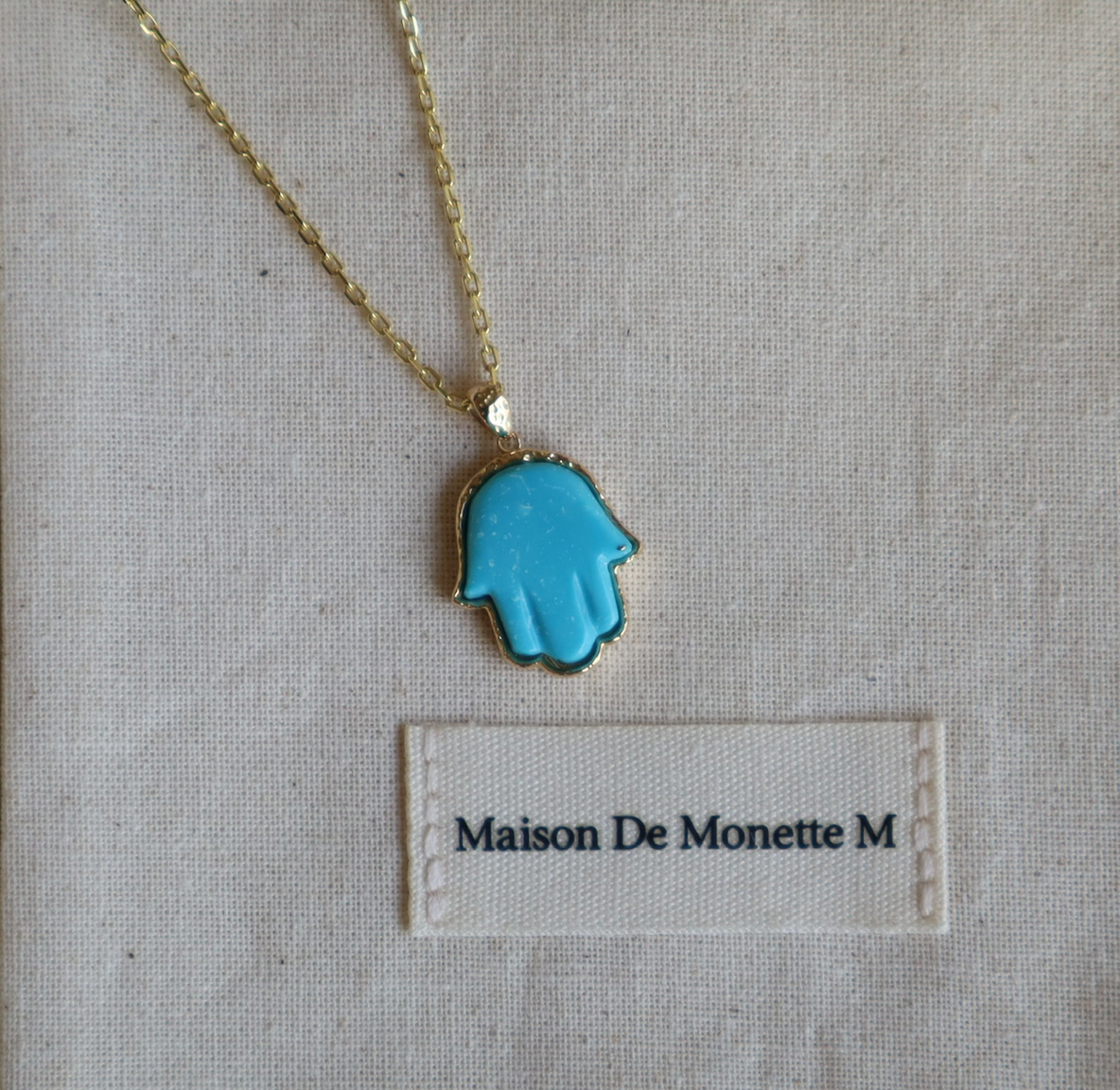 Petite Turquoise Precious Hamsa