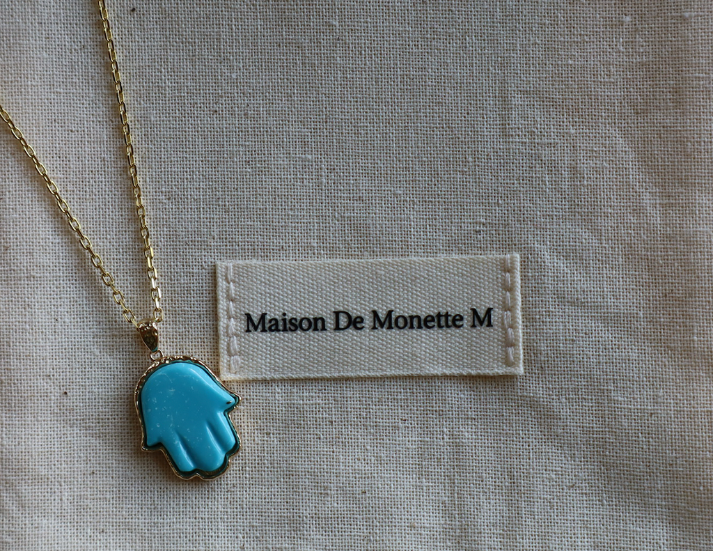 Petite Turquoise Precious Hamsa