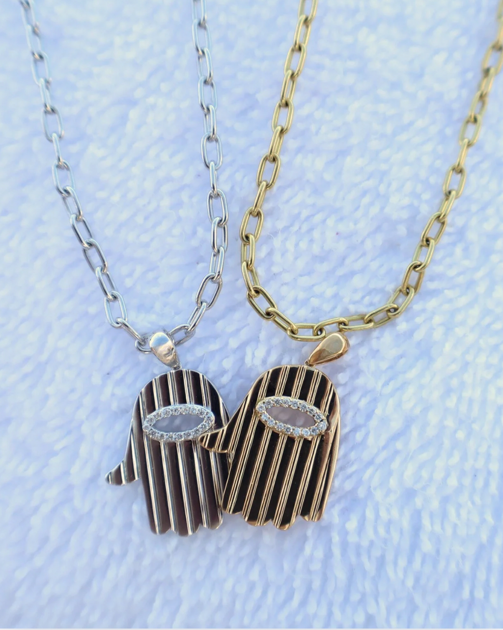 Petite White Golden Royal w/ Diamonds