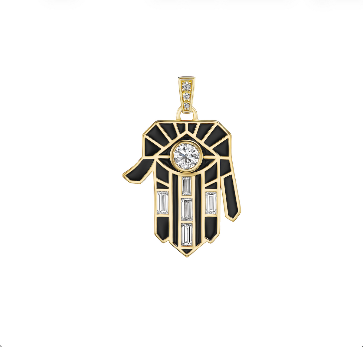 Noir Guardian Hamsa