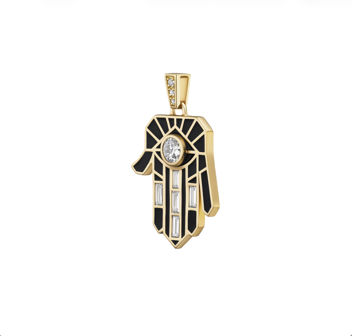 Noir Guardian Hamsa