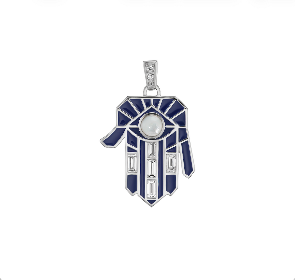 Mother of Pearl Guardian Hamsa