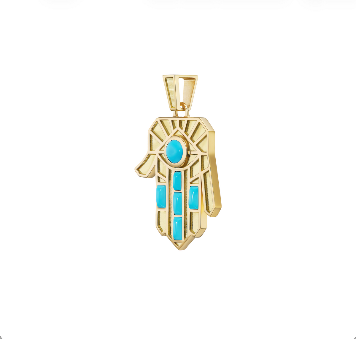 Turquoise Guardian Hamsa