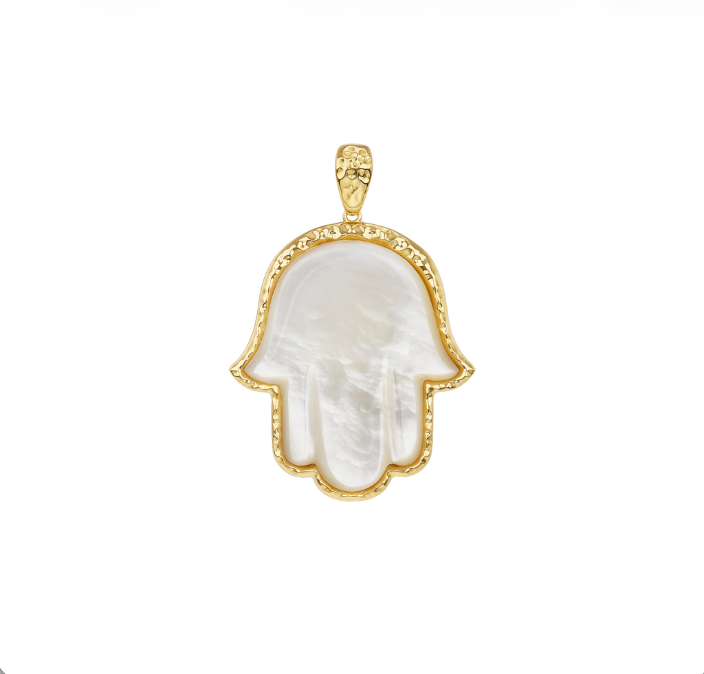 Mother of Pearl Precious Hamsa
