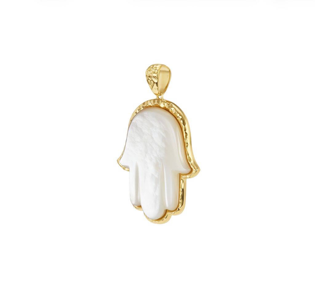Mother of Pearl Precious Hamsa