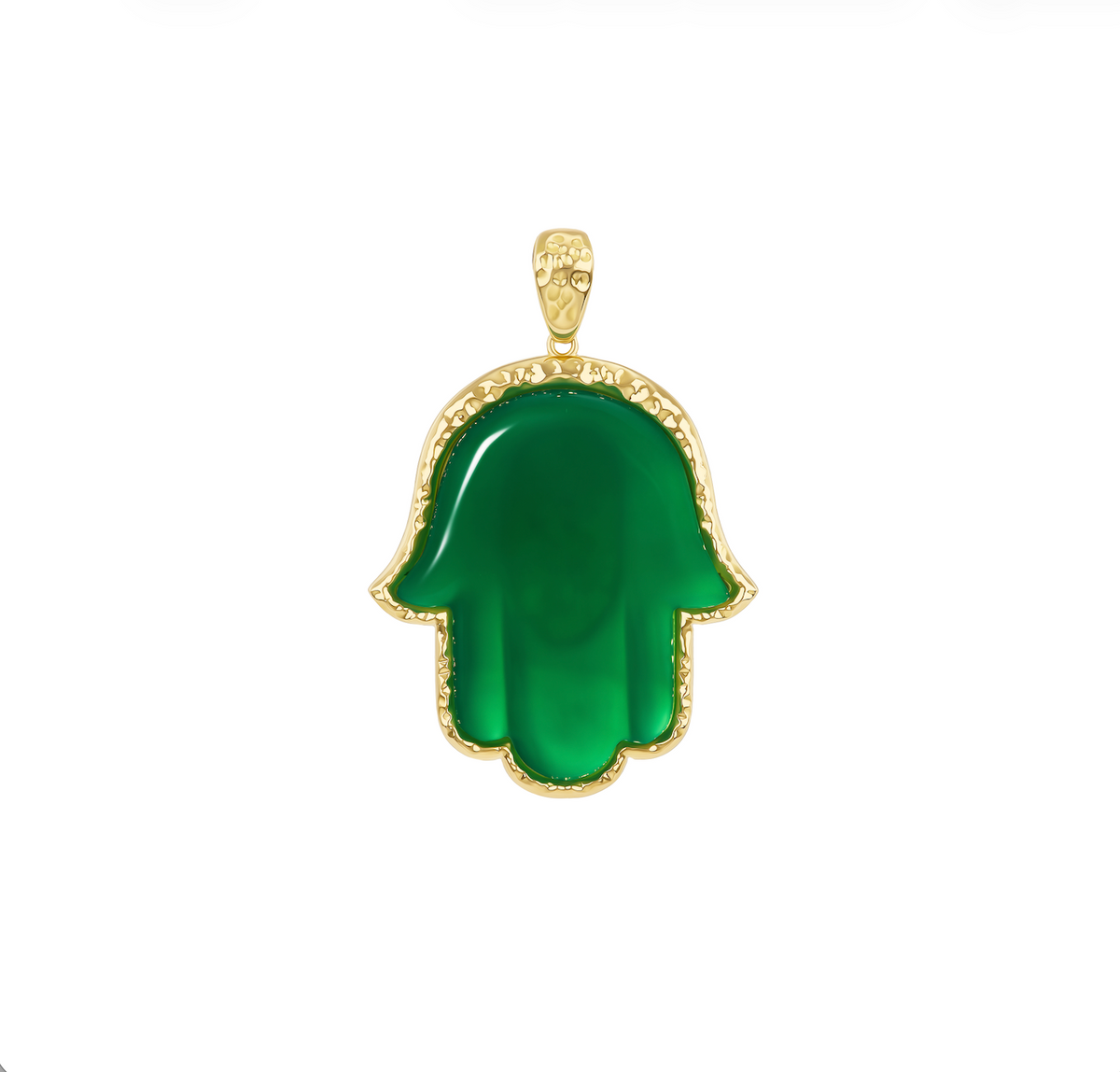 Jade Precious Hamsa