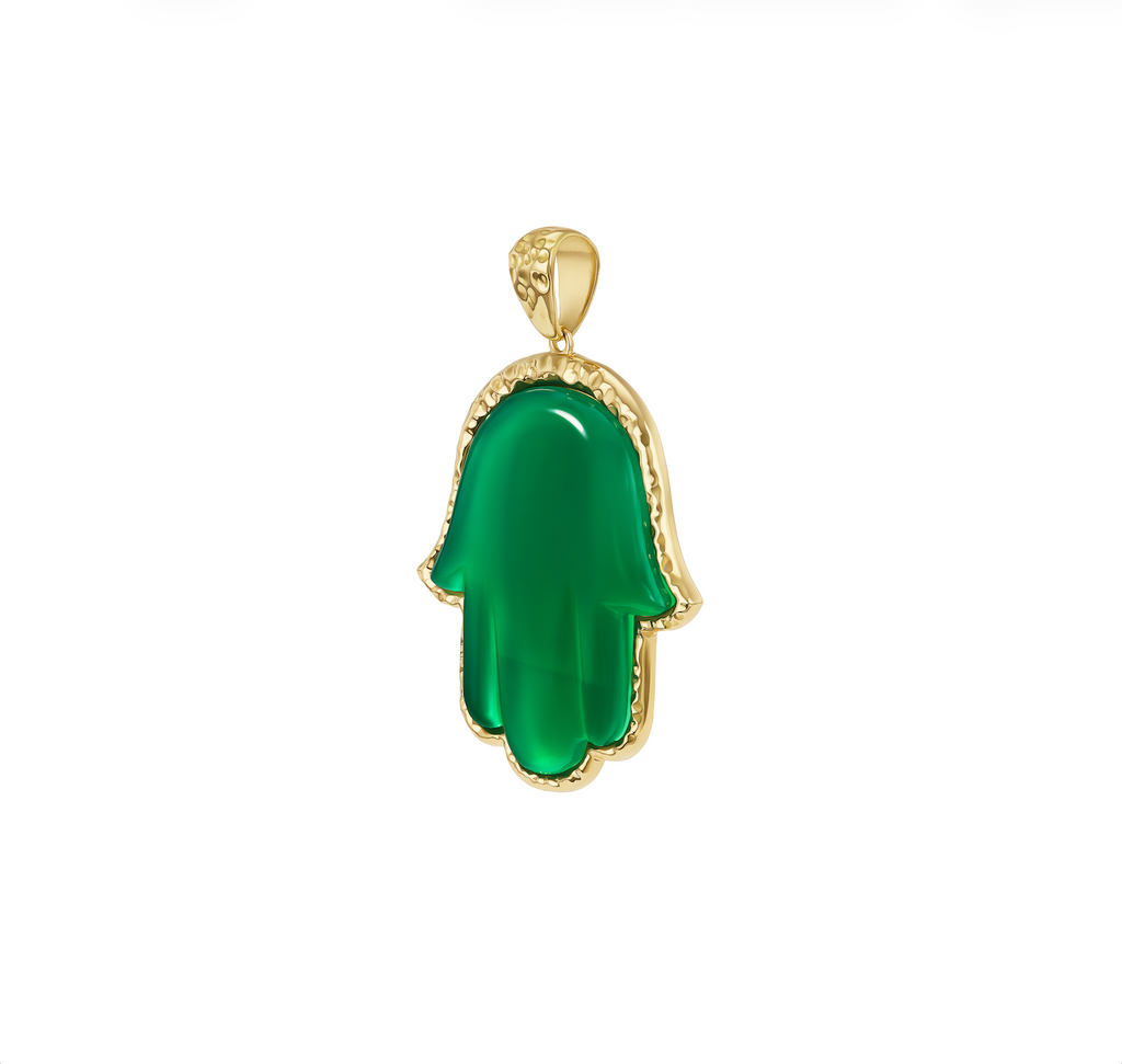 Jade Precious Hamsa