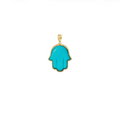 Turquoise Petite Precious Hamsa
