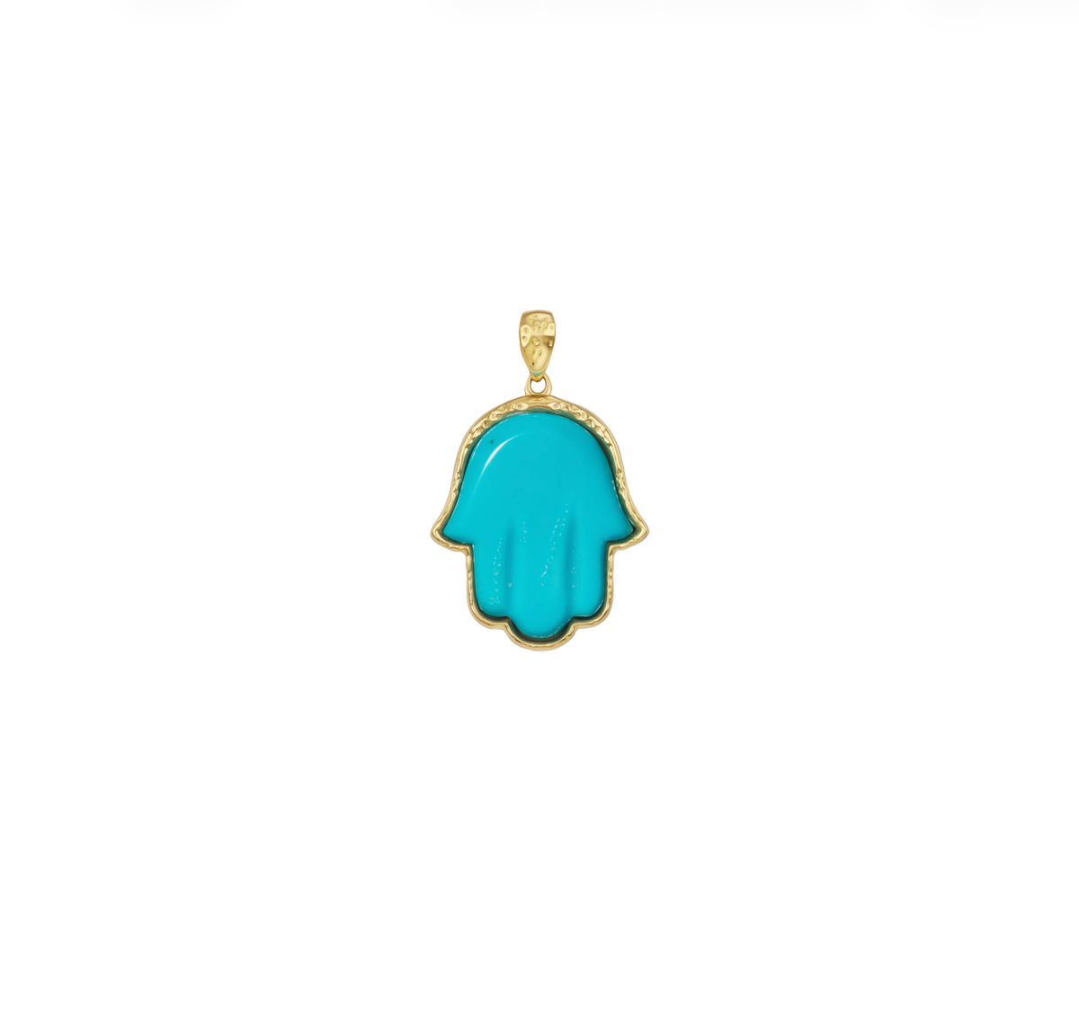 Turquoise Petite Precious Hamsa
