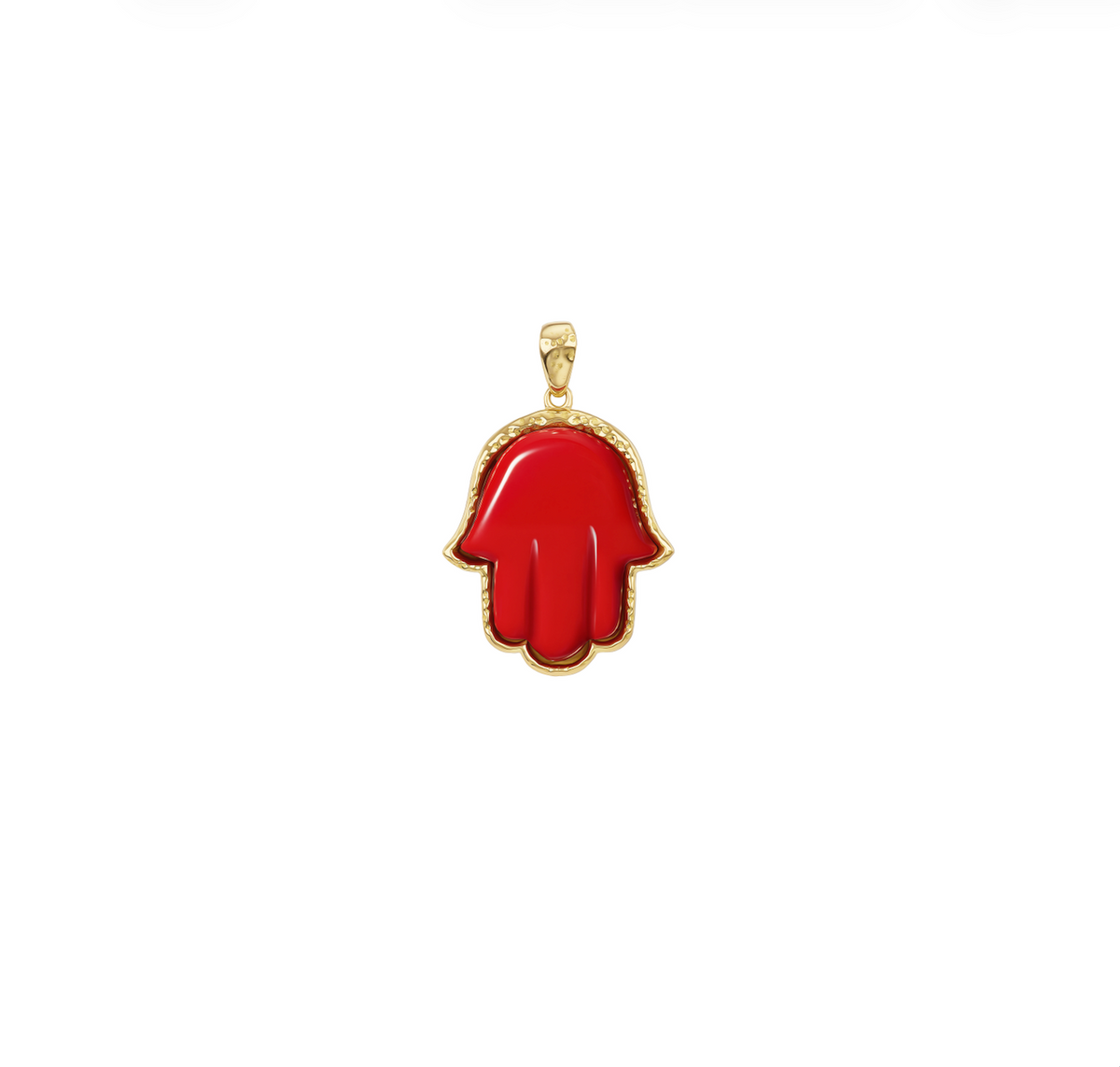 Coral Petite Precious Hamsa