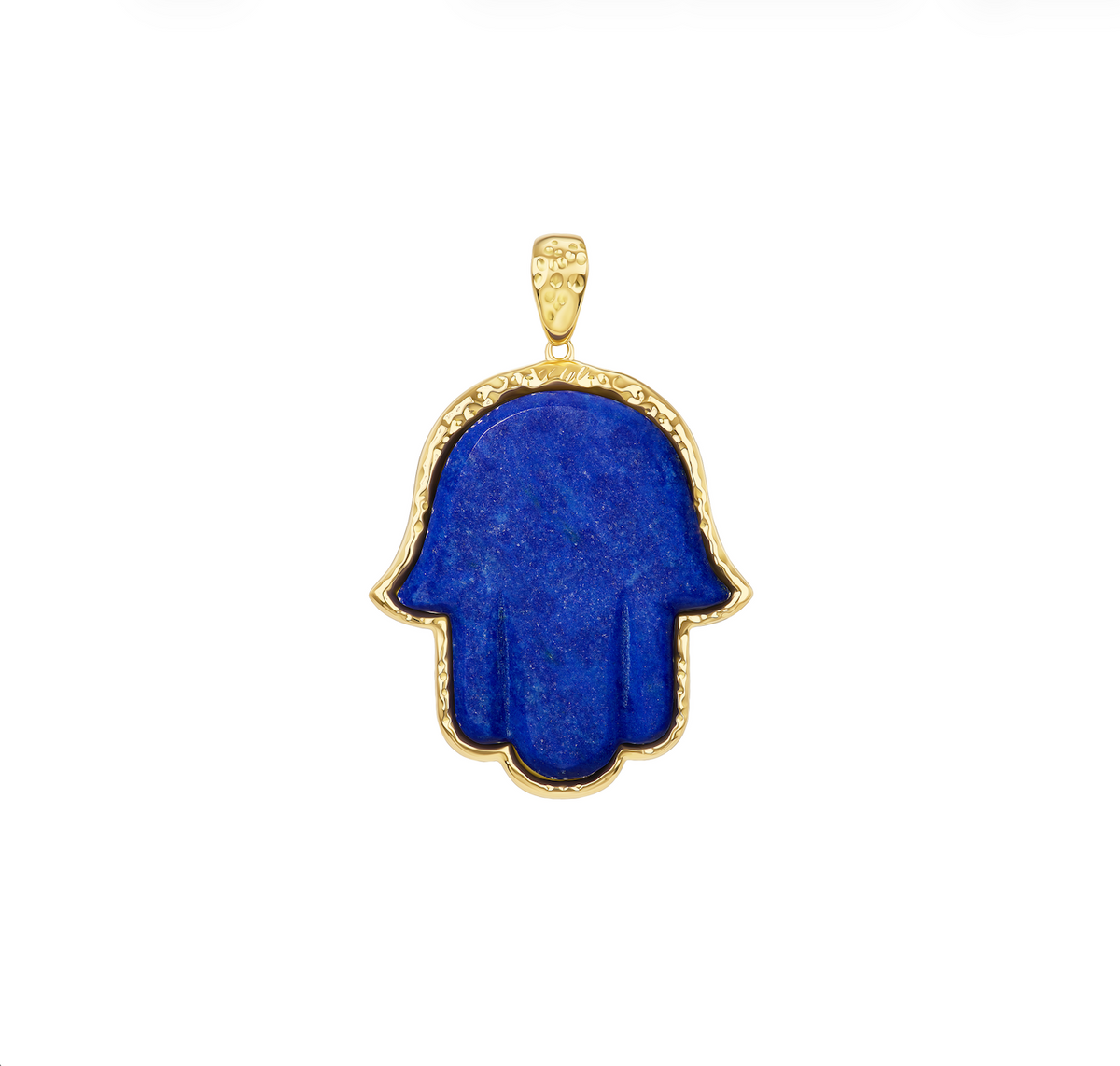 Blue Lapis Precious Hamsa