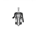 White Golden Noir Guardian Hamsa