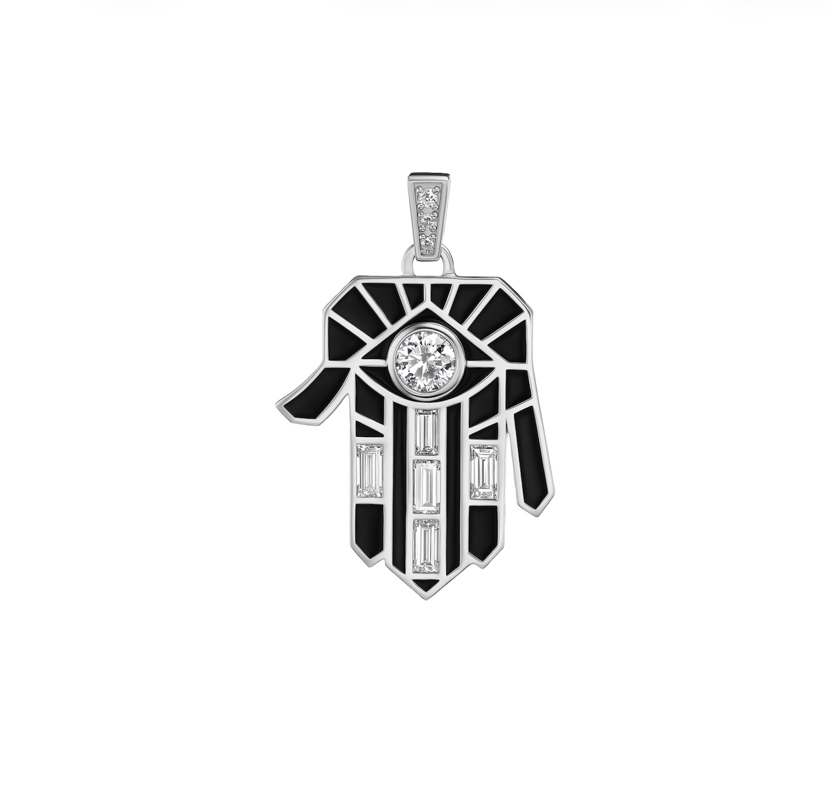 White Golden Noir Guardian Hamsa