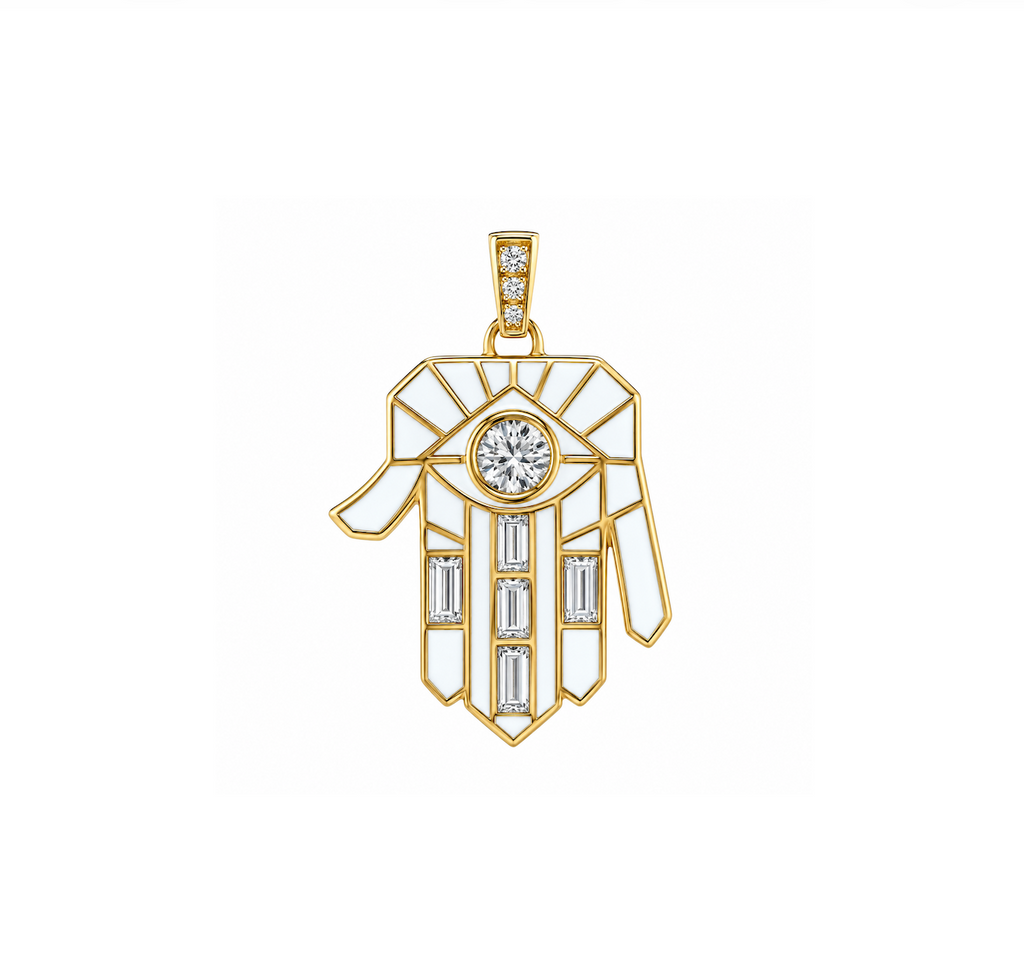 Blanc Guardian Hamsa
