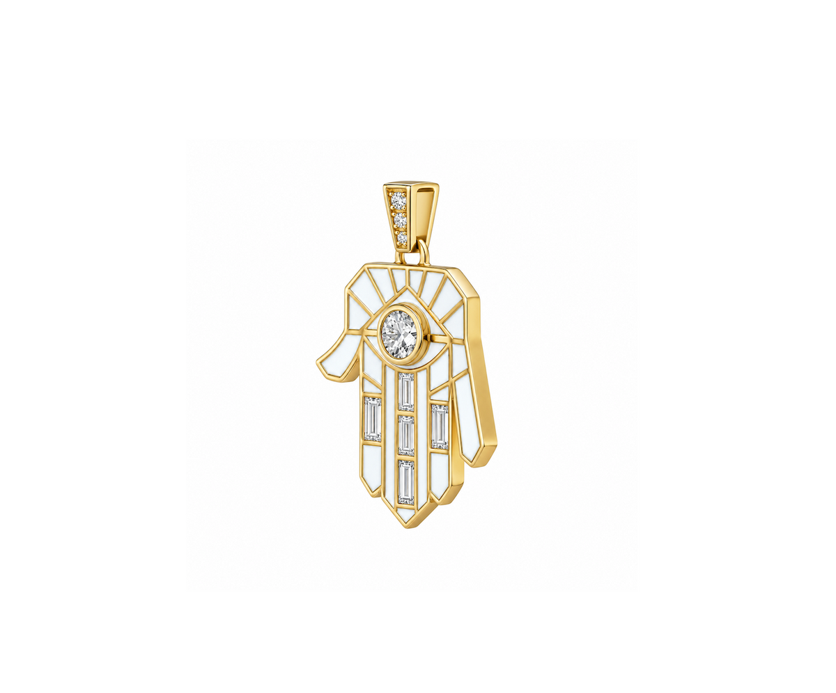 Blanc Guardian Hamsa