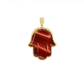 Red Tiger's Eye Precious Hamsa