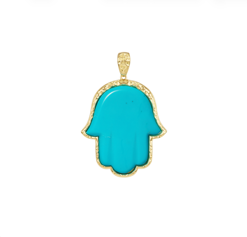 Turquoise Precious Hamsa