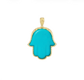 Turquoise Precious Hamsa