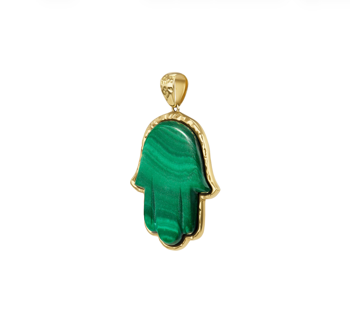 Malachite Precious Hamsa