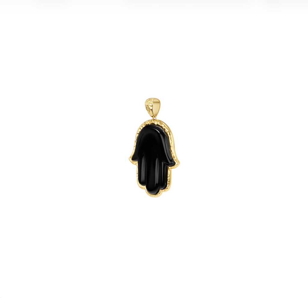 Onyx Petite Precious Hamsa