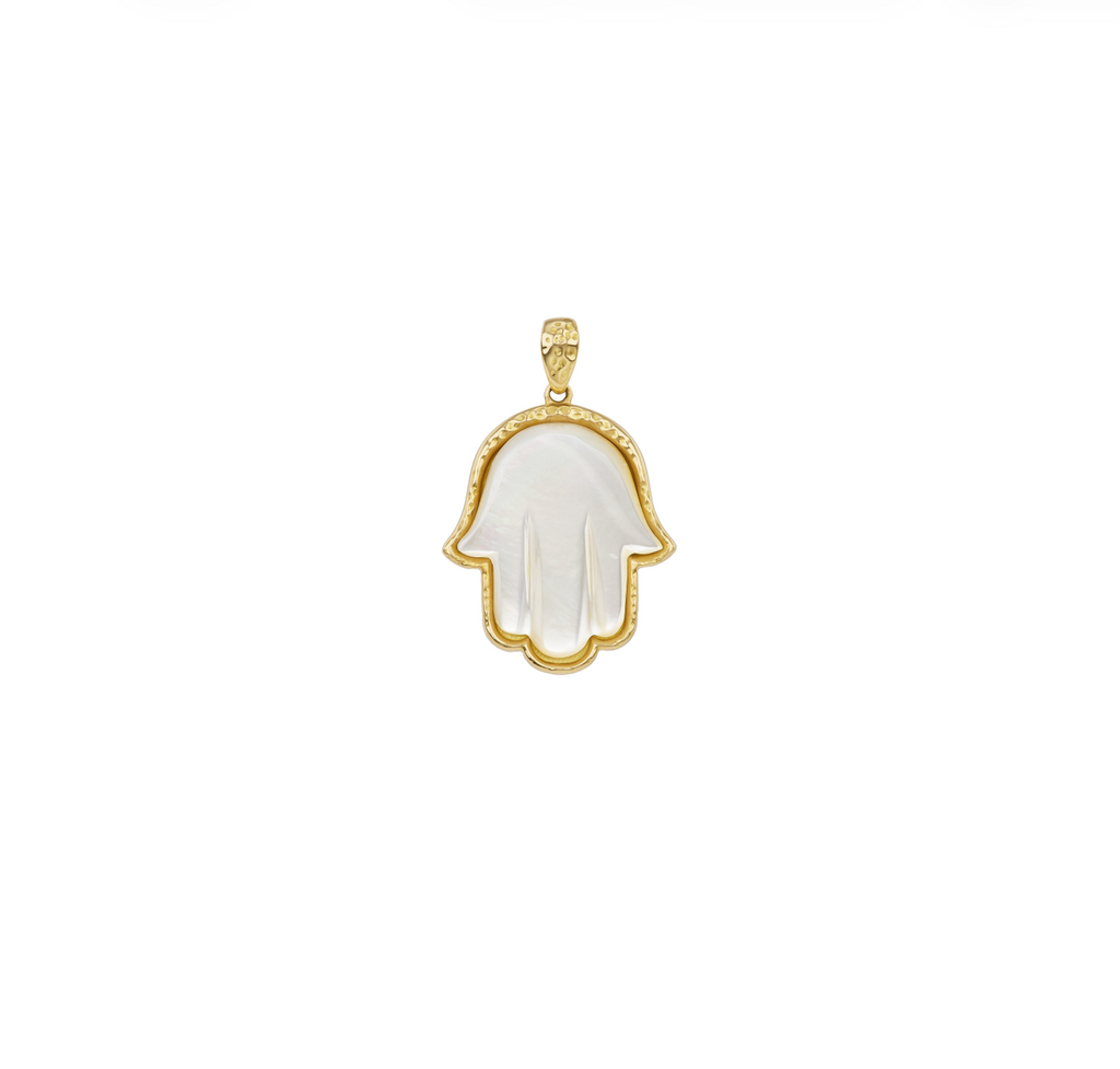 Mother of Pearl Petite Precious Hamsa